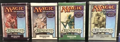 Magic The Gathering Judgment Theme Deck Set of 4 - Factory Sealed - Image 1 of 2