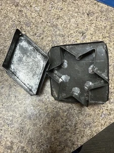 Lot 2 -3” 6 Point Star & Diamond 1800s Tin Cookie Cutter Primitive Handmade #10 - Picture 1 of 5