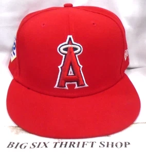 New Era 59Fifty Los Angeles Angels Jackie Robinson Day Fitted Cap Hat Size 8 - Picture 1 of 4