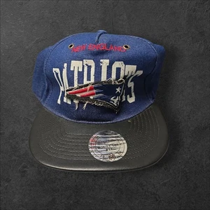 New England Patriots Mitchell & Ness Vintage Strapback Hat Cap Rare 100% Wool - Picture 1 of 4