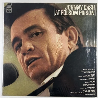 Johnny Cash "At Folsom Prison" LP/Columbia CS-9639 (NM) 1968 2-eye Shrinkwrap - Image 1 of 4