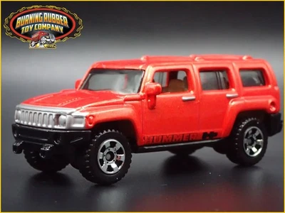 2006-2010 HUMMER H3 SUV Arancione 1:64 Scala da Collezione Diorama Modellino - Immagine 1 di 4