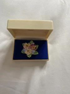 Royal Adderley Fine Bone China Brooch - Picture 1 of 4