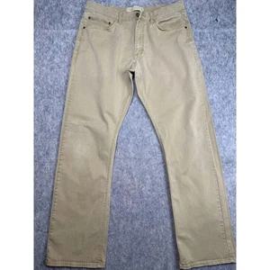 Wrangler Jeans Co. Jeans Para Hombre 34 X 32 Caqui Flex Elastizados Calce Recto 5 Bolsillos - Imagen 1 de 6
