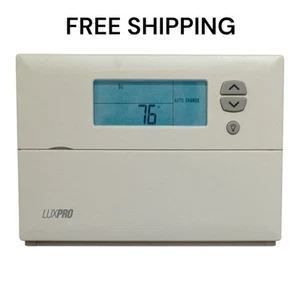 LUX LUXPRO PSPA722 Universal Thermostat Programmable No Mounting Plate Tested - Picture 1 of 6