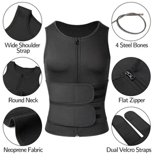 Gimnasio Correr Entrenador Chaleco Ejercicio Chaleco Pérdida de Peso Camisa Múltiples Tallas ⭐ - Imagen 1 de 7