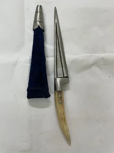 Buck Antler Dagger Hilt Poniard Machete Cleaver Shank Kris Hanger Kirch Toledo - Picture 1 of 8