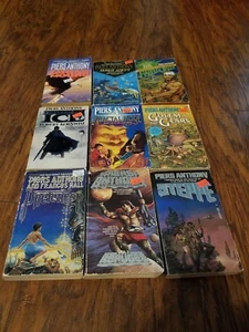 Lot of 15 Piers Anthony paperbacks, Through the Ice, Shade of the Tree, Golem in - Picture 1 of 2