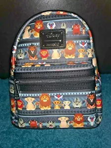 Loungefly X Lion King Disney Tribal Chibi Vaulted Mini Backpack NWT Simba - Picture 1 of 3
