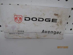 2008 Dodge Avenger Owners Manual (book only) FREE SHIPPING - Picture 1 of 2