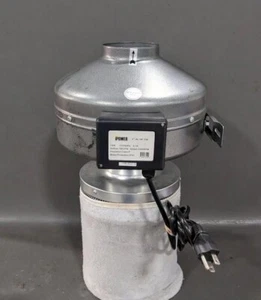 Industrial Grade Carbon Filter And 4 Inch In Line Fan - Picture 1 of 5