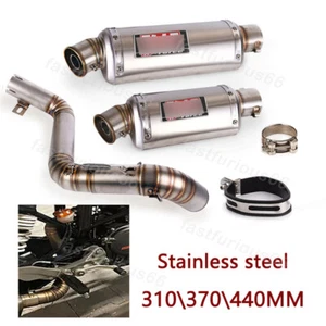 Mid Exhaust Link Pipe 51MM Mufflers Modified System for Duke 200 390 2012-2016 - Picture 1 of 12