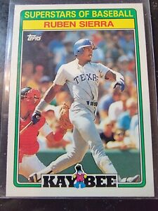 1988 KayBee Superstars of Baseball #28 Ruben Sierra *BUY 2 GET 1 FREE*