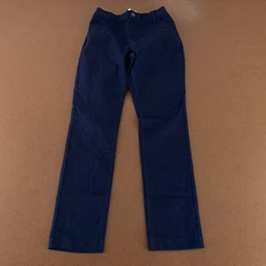 Old Navy Girls XL (14/16) Ink Blue School Uniform Skinny Pull-On Tech Pants New - Picture 1 of 4