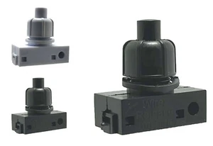 Interruptor de presión incorporado para lámparas 250V 2A con conector blanco o negro - Imagen 1 de 4