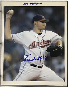 Cleveland Indians Jake Westbrook Autographed 8x10 Color Action Photo