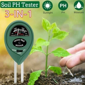 3in1 PH Tester Soil Water Moisture Light Test Meter Kit for Garden Plant Seeding - Picture 1 of 17