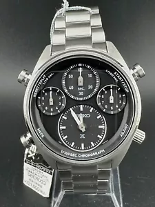 Seiko Prospex Speedtimer Solar Hombre Cronógrafo 42mm Cuarzo Negro SBER003 8A50-00A0 - Imagen 1 de 13