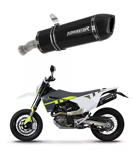 701 SM Supermoto 2021 - 2023 Exhaust Silencer Muffler HP1 BLACK DOMINATOR - Picture 1 of 6