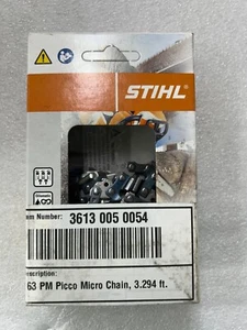 New - Genuine OEM Stihl Chain 3613 005 0054 54 Drive links - Picture 1 of 2