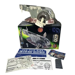 Star Wars POTF 1996 BOBA FETT'S SLAVE 1 El Poder de la Fuerza ~ ¡100% COMPLETO! - Imagen 1 de 16