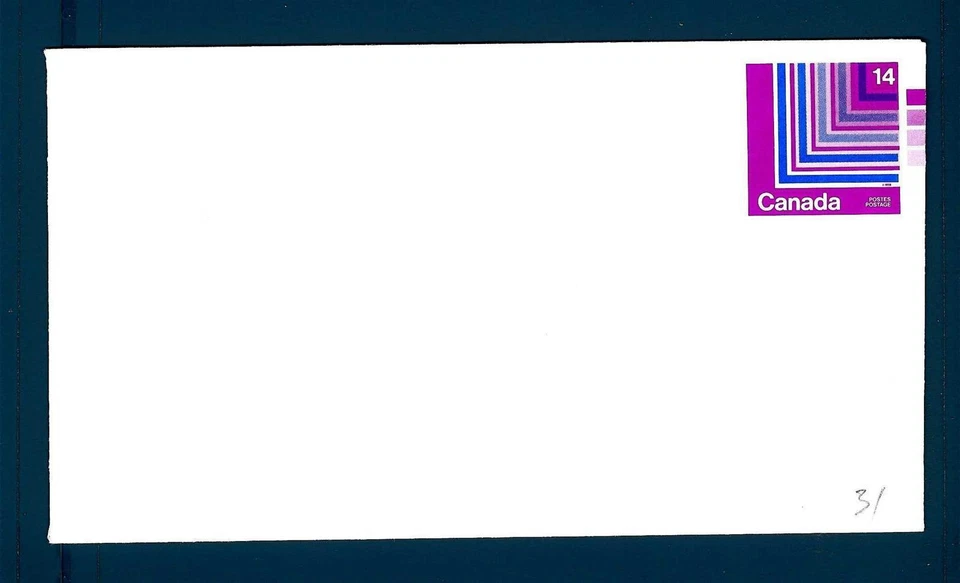CANADA - 19__ - BUSTA - 14 c multicolore - Arte contemporanea - Immagine 1 di 1