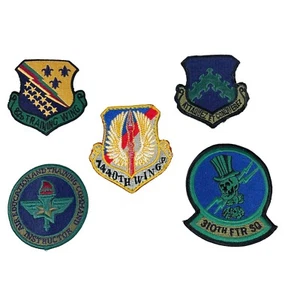 5 United States Air Force USAF Patches Lot 7440 310th FTR Attaquez AETC 82d Wing - Picture 1 of 11