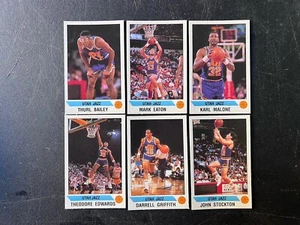 1990-91 Panini Aufkleber Utah Jazz TEAM SET (6) - Bild 1 von 1