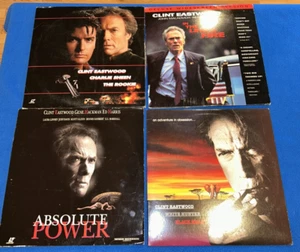 Clint Eastwood Laser Disc Movie Collection Laser Disk Four Great Movies - Picture 1 of 10