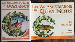 LES ANIMAUX DU BOIS DE QUAT'SOUS : LE MARIAGE ... DVD + LIVRE - Picture 1 of 1