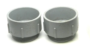 2 - Carlon 2 1/2" PVC Stecker Adapter New Old Stock - Bild 1 von 1