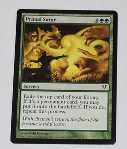 PRIMAL SURGE Green Rare Sorcery Avacyn Restored GATHERING CARD - Picture 1 of 4