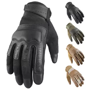 Tactical Gloves Breathable Touchscreen Knuckle Protection for Outdoor Activities - Picture 1 of 28