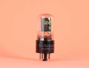 Tubo Aspirazione Rad-Tel 6SN7GT Piastra Nera Forte Vintage Garantito - Foto 1 di 1