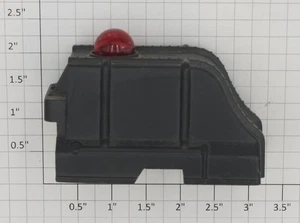Marx 0605X O Gauge Dead End Bumper with Red Transparent Bulb Only - Picture 1 of 3