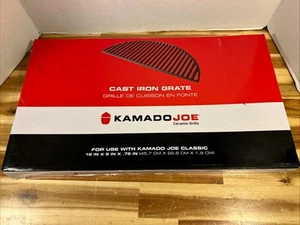 Kamado Joe Half Moon Cooking Grate Cast Iron for Classic 18" Grill New - Picture 1 of 3