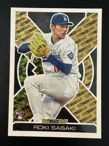 2025 Topps Update ROKI SASAKI BLACK GOLD RC BG-24 DODGERS - Picture 1 of 2
