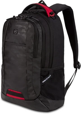 ⚡ ¡OFERTA CALIENTE! Mochila SwissGear Cecil 5505, mochila, mochila negra camuflada 18 pulgadas Foto 1 de 4