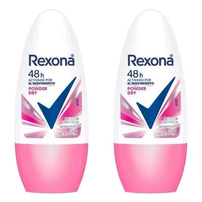 Rexona REXONA Desodorante Antitranspirante Polvo Rollo 50 ml Pack 2 Envío Gratis Foto 1 de 2