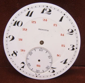 MOVIMENTO OROLOGIO DA TASCA ZENITH BILANCIA ANNI 18 BUONO COSÌ COM'È RIPARAZIONE RICAMBI - Foto 1 di 7