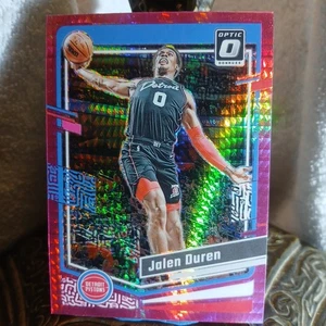 2023-24 Panini Donruss Optic - Pink Hyper Prizm #187 Jalen Duren - Picture 1 of 1