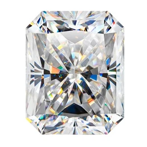 3.20 Ct Lab Grown Diamond Radiant Cut D Color VVS1 Loose Stone 9.5x7.5mm - Picture 1 of 3