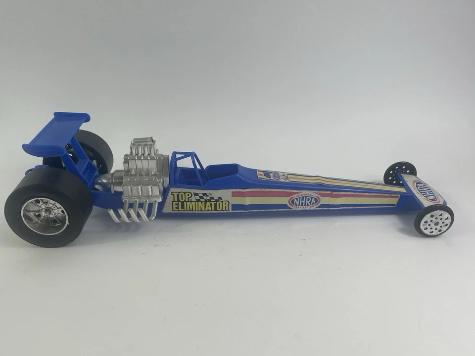 PLÁSTICOS PROCESADOS NHRA ELIMINADOR SUPERIOR MOTOR TRASERO DRAGSTER COCHE DE JUGUETE - EE. UU. Escaso Foto 1 de 4