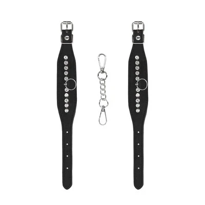 SHOTS Ouch! Diamond Studded Wrist Cuffs Foto 1 de 4