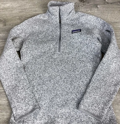 Patagonia Better Sweater Womens Size XS Gray Heathered 1/4 Zip Outdoor Pullover - Image 1 of 4