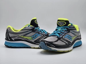 Saucony Guide 9 Everun Women's Size 7.5 Running Shoes Gray Black - Picture 1 of 11