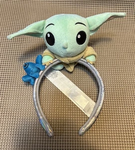 Disney Parks Mouse Ear Headband Star Wars Mandalorian The Child Grogu - Picture 1 of 10