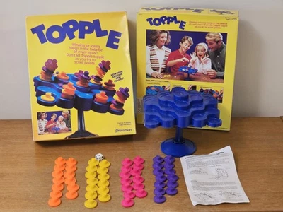 Topple Board Game Vintage 1999 Pressman Balancing Game [Complete] - Image 1 of 4