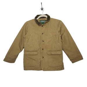 Vintage LL Bean Youth Kids Barn Coat Jacket M 5-6 Fall Autumn Winter 90s - Picture 1 of 6