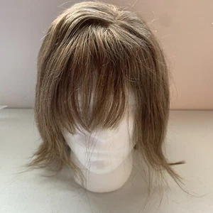 NUEVO CON ETIQUETAS WIGSBUY Longitud promedio del hombro con golpes Peluca marrón claro - Imagen 1 de 11